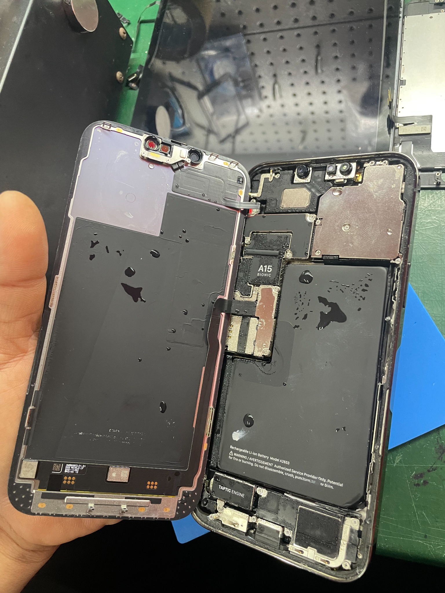 Trabajo de reparación REDMOVIL 9