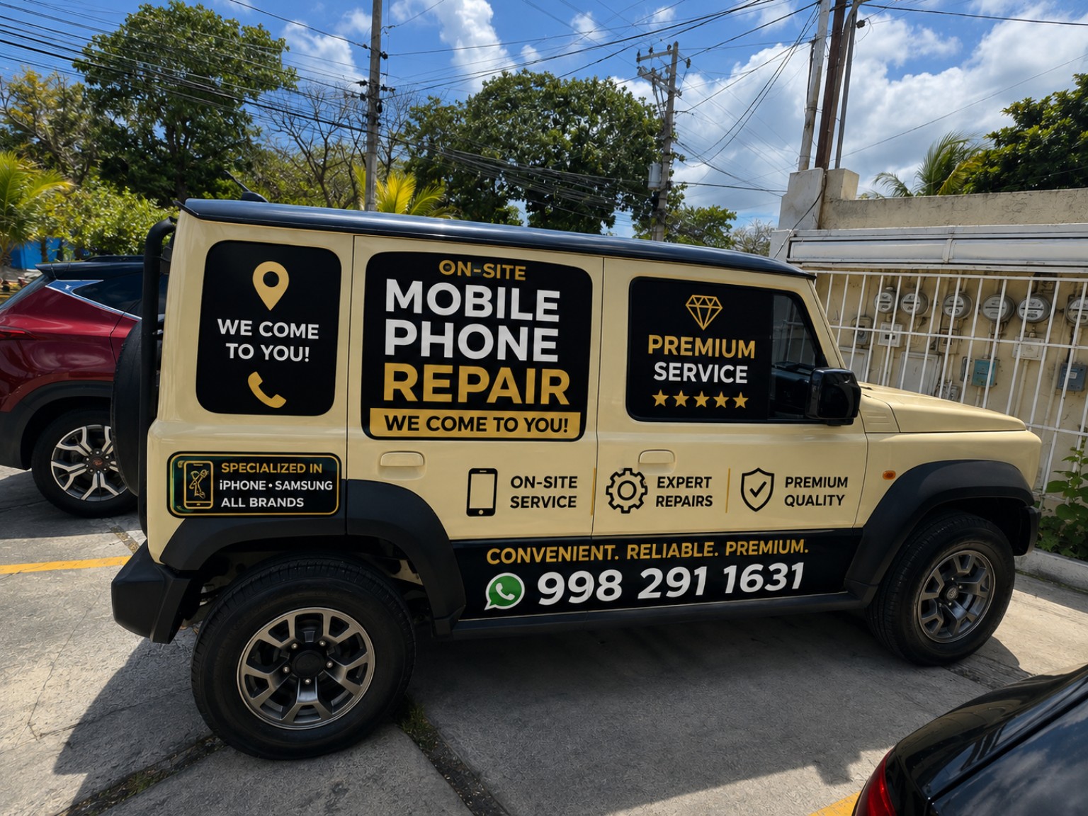 Servicio móvil de reparación REDMOVIL en Cancún